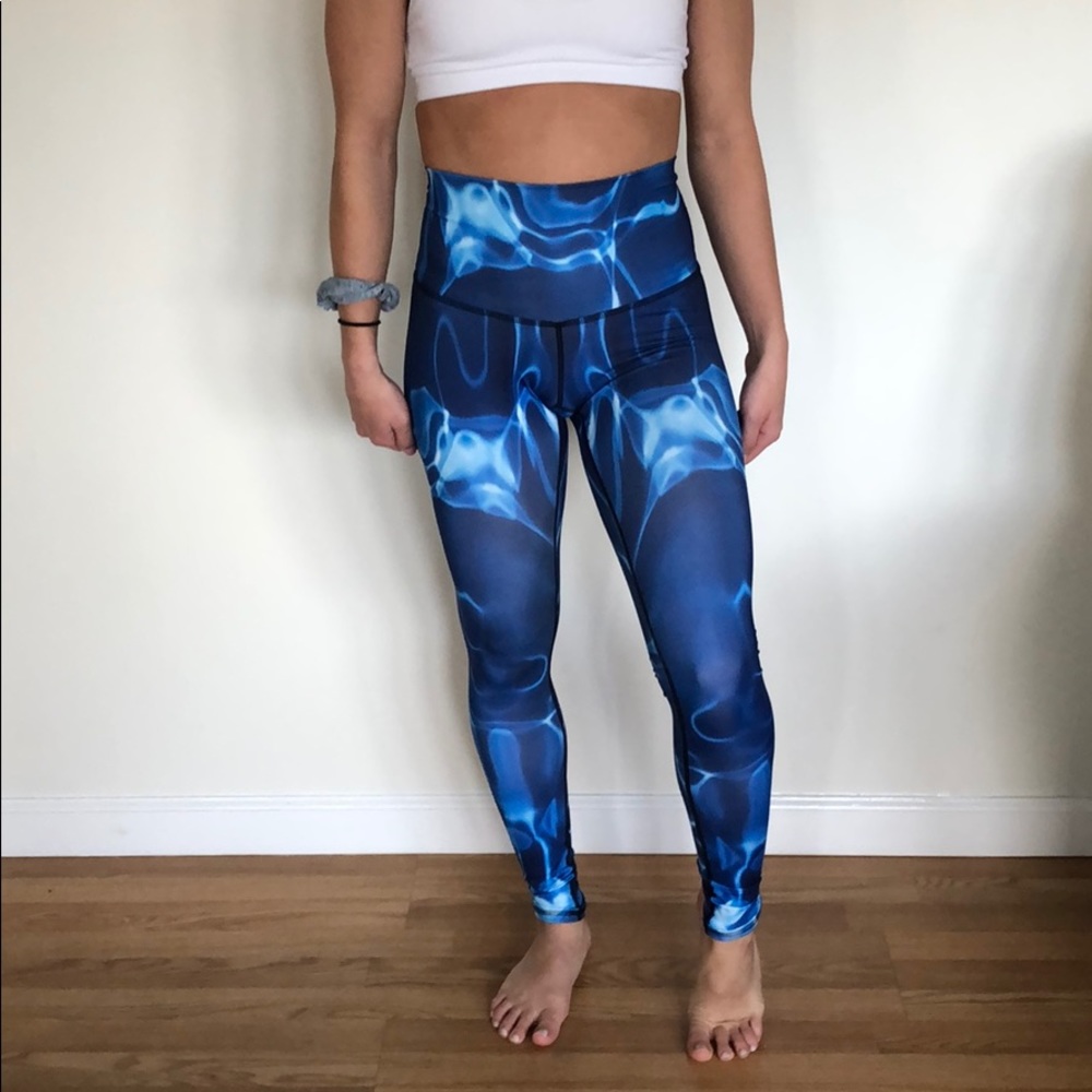 Blue leggings size small